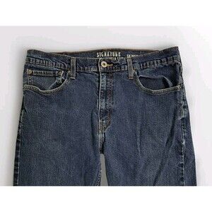 Levi’s Men's 36x30 Skinny Signature Blue Jeans Pants Levis Strauss